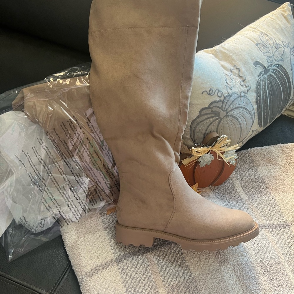 JustFab Boots lined faux fur/Sherpa